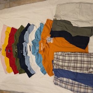 Bundle of Boy's Shorts and T-shirts 15 items